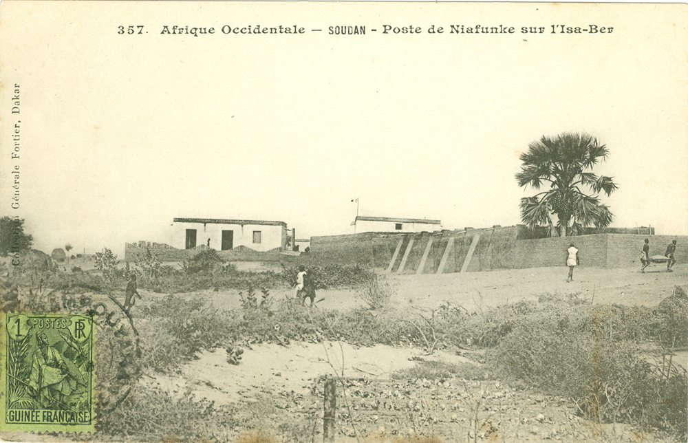 SOUDAN – Poste de Niafunke sur l’Isa-Ber.