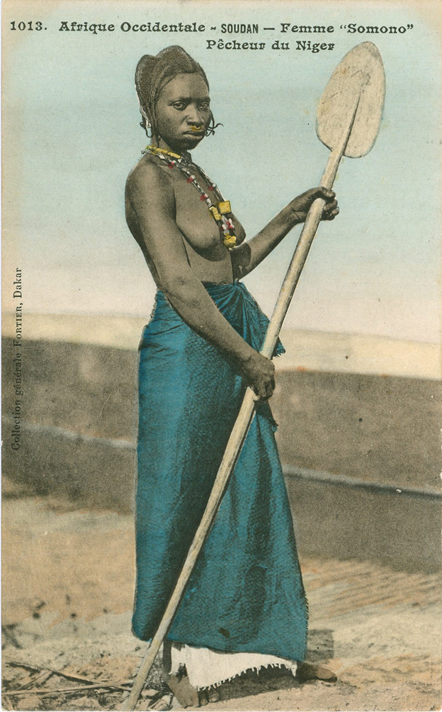 SOUDAN – Femme de “Somono” – Pêcheurs du Niger