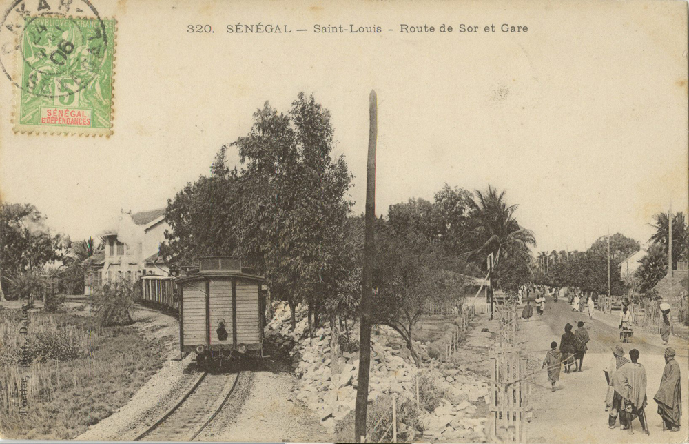 SÉNÉGAL – Saint-Louis – Route de Sor et Gare