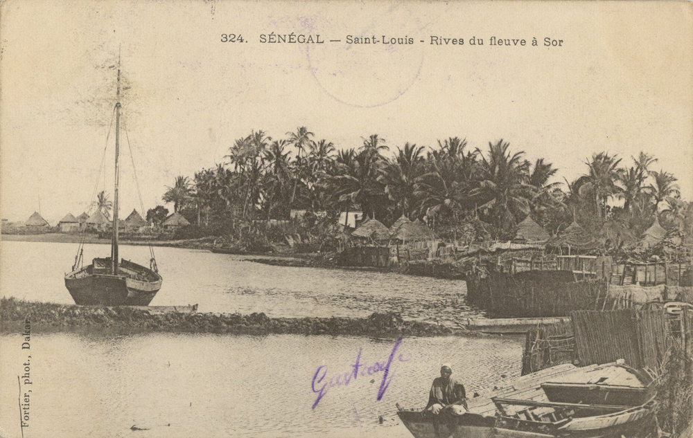 SÉNÉGAL – Saint-Louis – Rives du fleuve à Sor