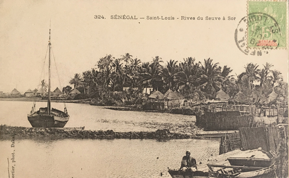 SÉNÉGAL – Saint-Louis – Rives du fleuve à Sor