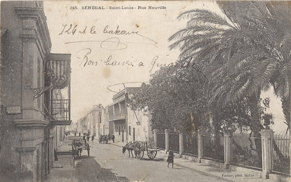 SÉNÉGAL – Saint-Louis – Rue Neuville