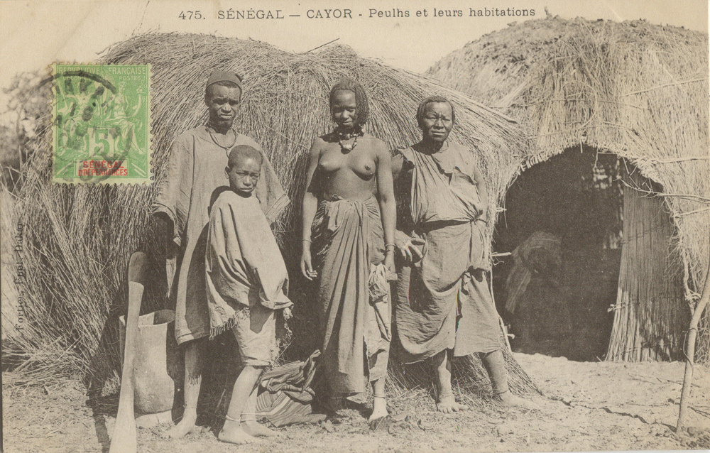 SÉNÉGAL – CAYOR – Peulhs et leurs habitations