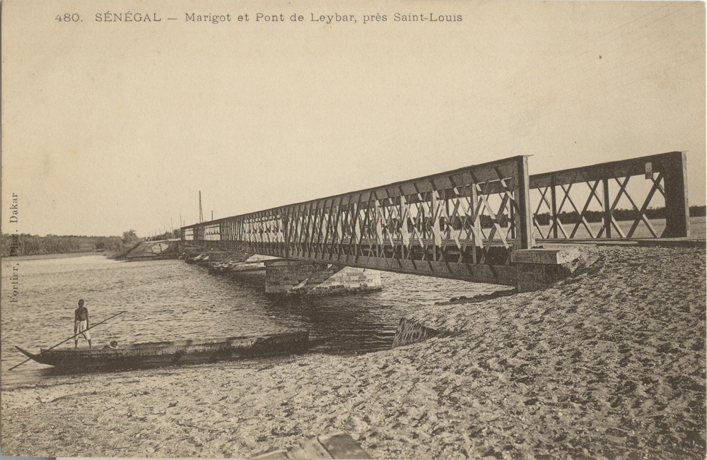 SÉNÉGAL – Marigot et Pont de Leybar, près Saint-Louis