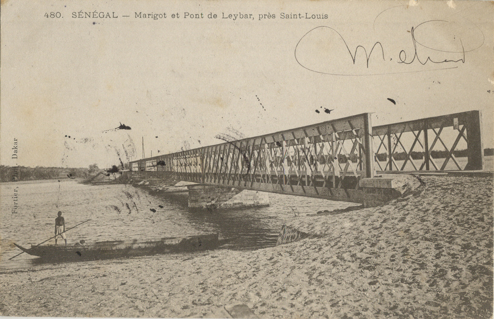 SÉNÉGAL – Marigot et Pont de Leybar, près Saint-Louis