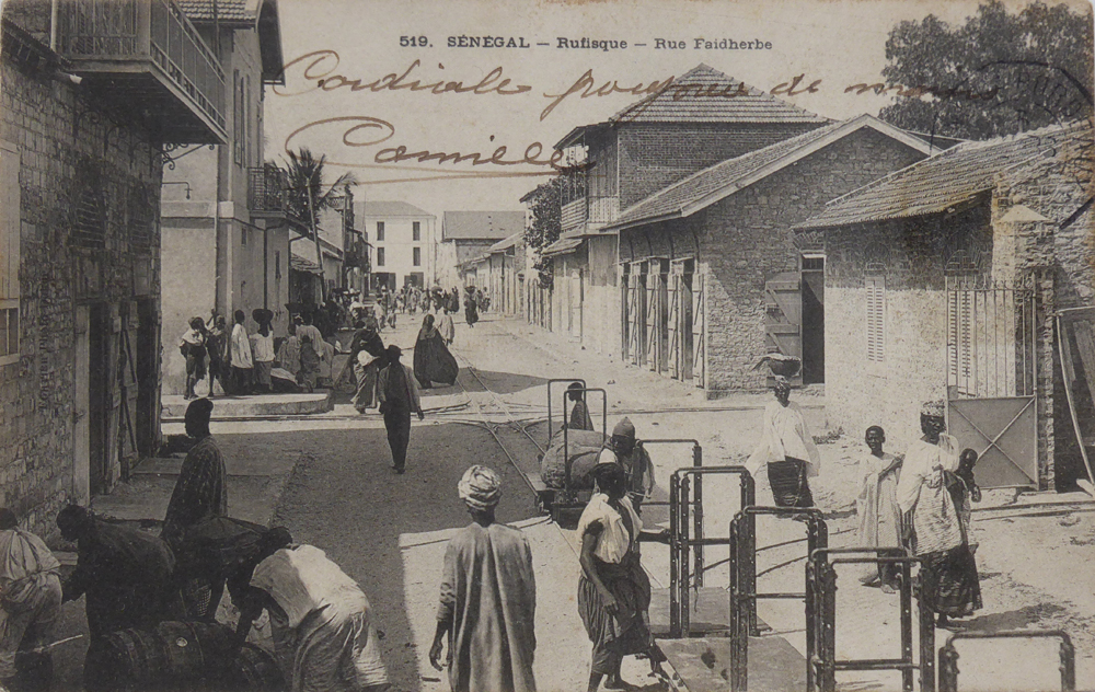 SÉNÉGAL – Rufisque – Rue Faidherbe