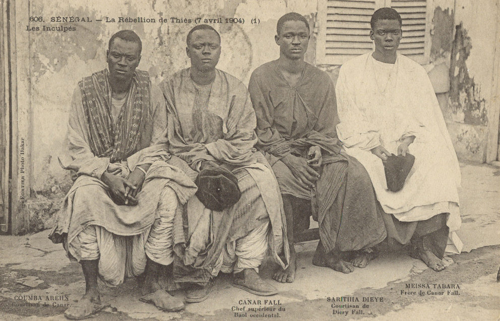 SÉNÉGAL – La Rébellion de Thiès (7 Avril 1904) (1) Les Inculpés