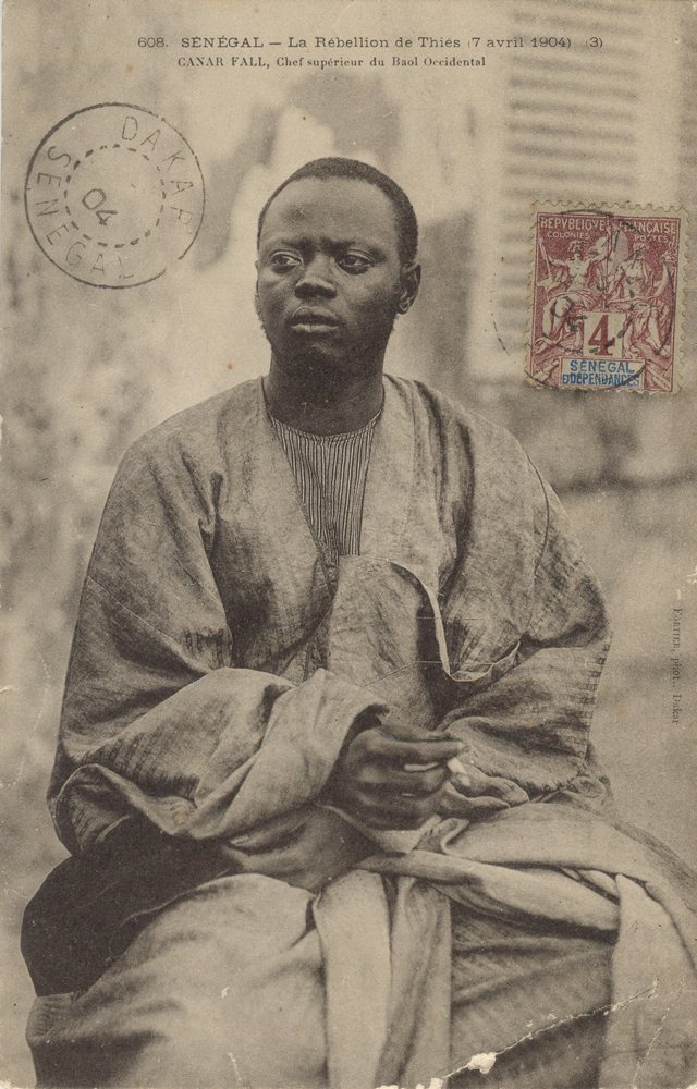 SÉNÉGAL – La Rébellion de Thiès (7 Avril 1904) (3) CANAR FALL, Chef supérieur du Baol Occidental