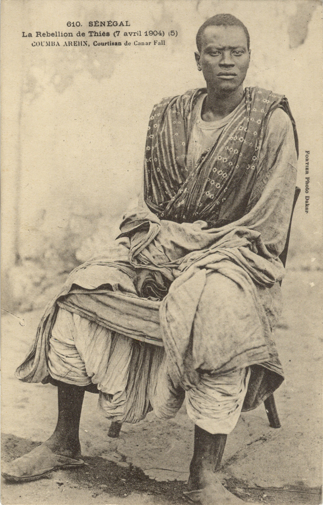 SÉNÉGAL – La Rébellion de Thiès (7 Avril 1904) (5) COUMBA AREHN, Courtisan de Canar Fall