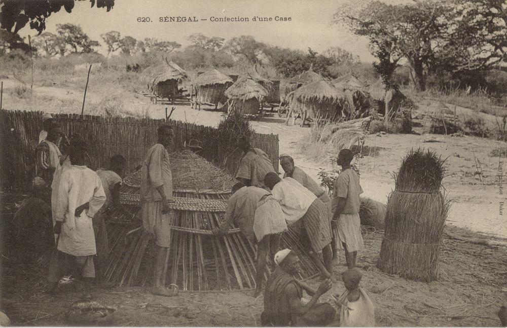 SÉNÉGAL – Confection d’une Case