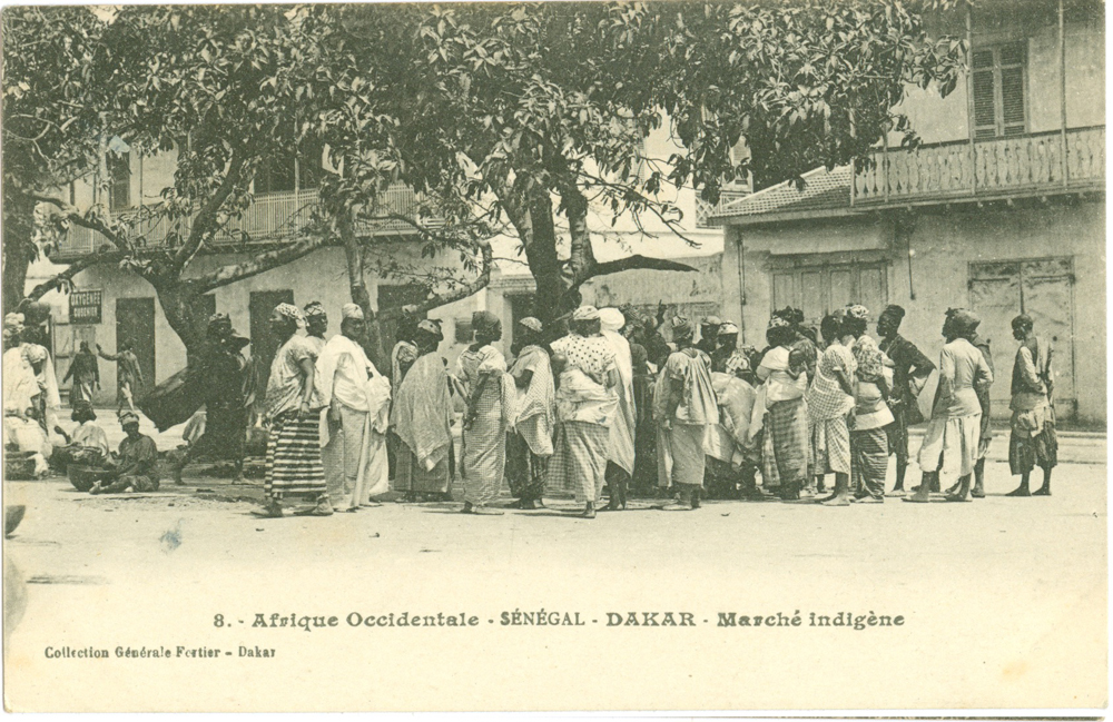 SÉNÉGAL – DAKAR – Marché  indigène