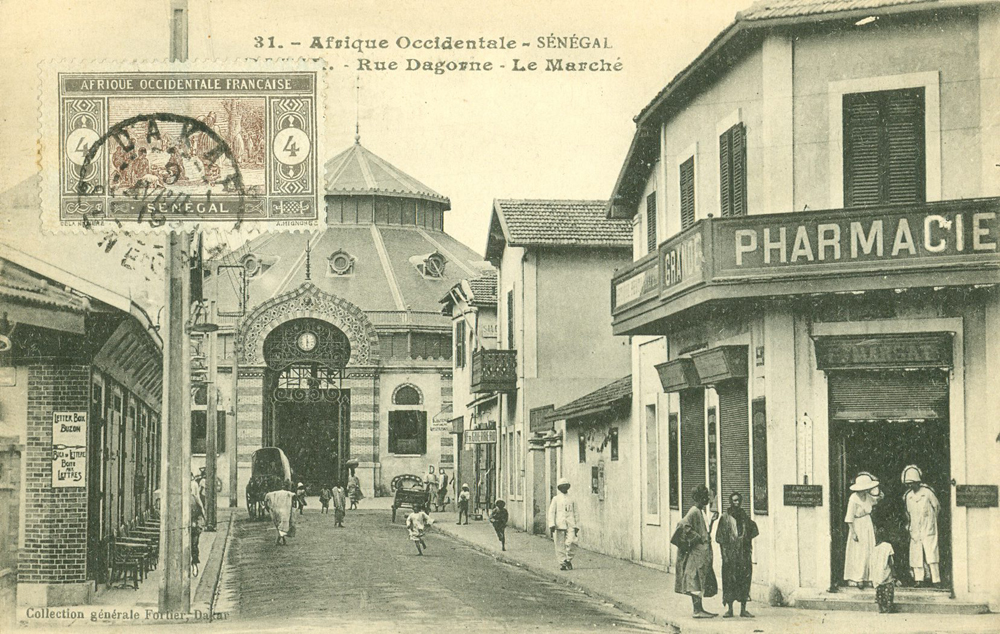 DAKAR – Rue Dagorne – Le Marché