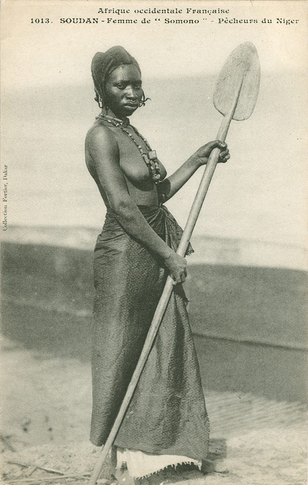 SOUDAN – Femme de “Somono” – Pêcheurs du Niger