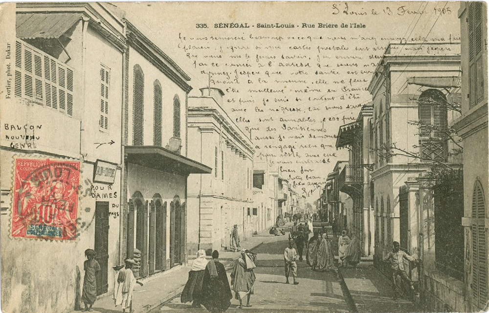 SÉNÉGAL – Saint-Louis – Rue Brière de l’Isle